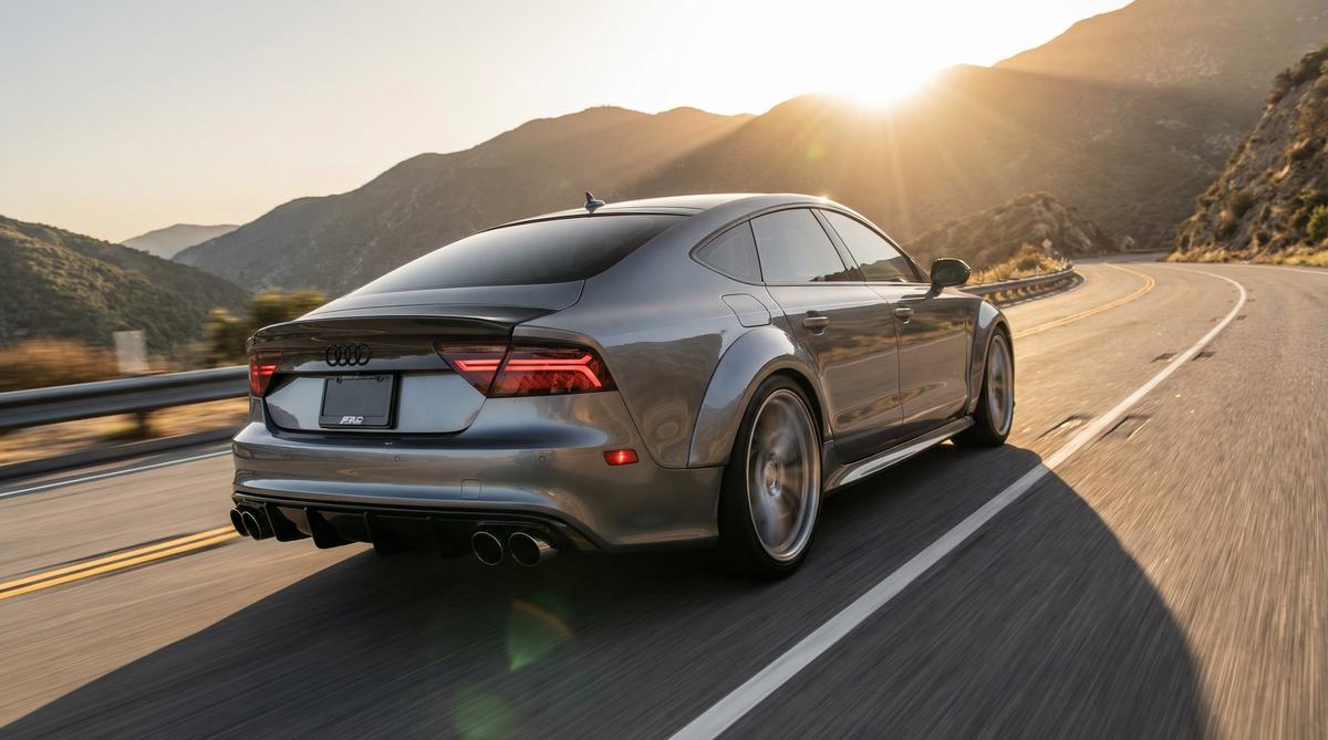 蜜芽 - 奥迪A7山路试驾视频